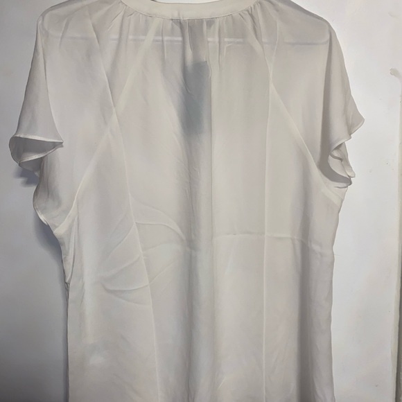 H&M White Blouse with Short Sleeve - Picture 8 of 11